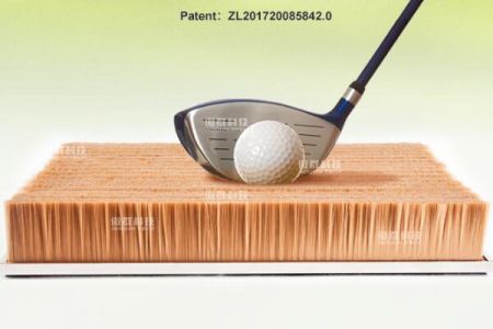個(gè)性化高爾夫托盤沙坑毛刷定制，就找傲群科技